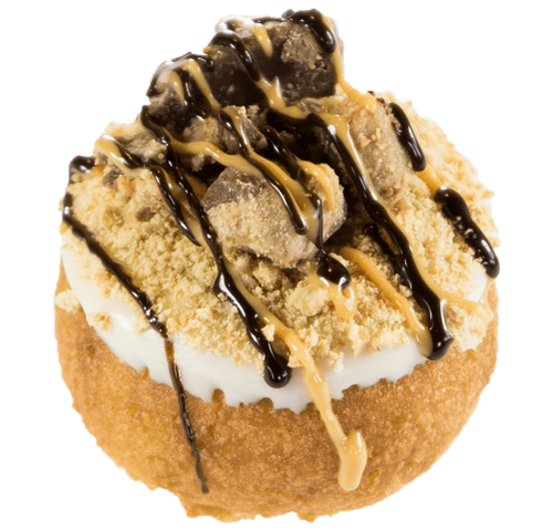 Order Reese's Donut food online from Peace, Love & Little Donuts store, Fort Collins on bringmethat.com