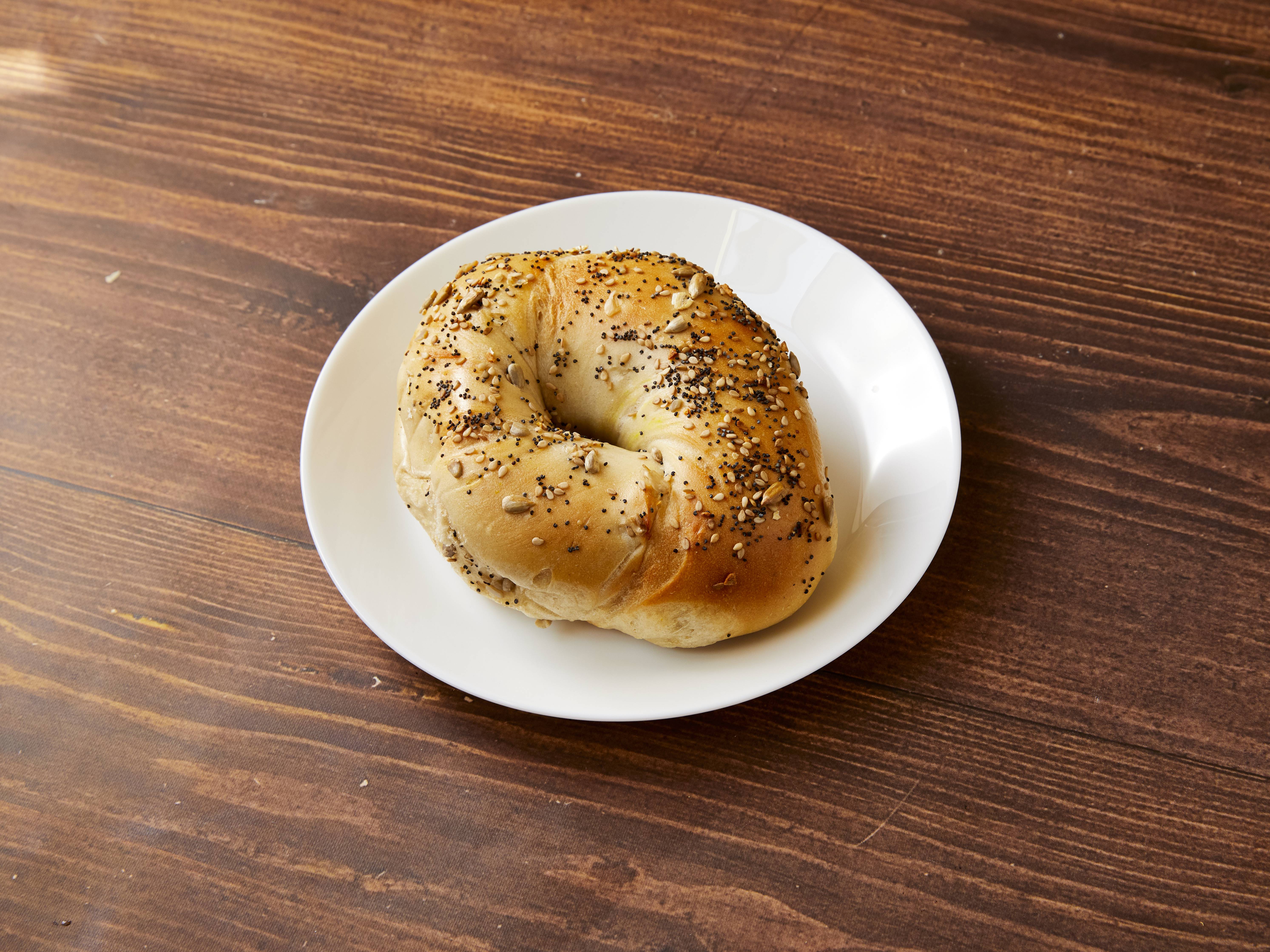Order Hand Rolled Water Boiled Bagel food online from Village Bagels store, Syosset on bringmethat.com