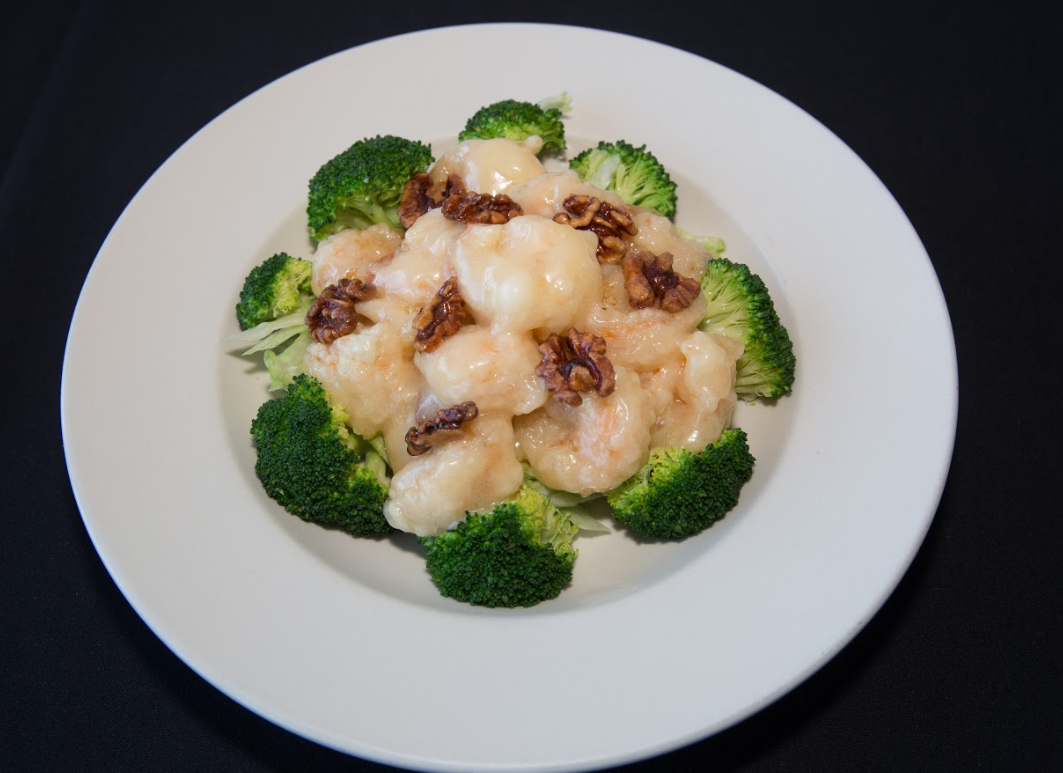 Order Honey Shrimp with Walnuts food online from Uncle Yips Seafood and Dim Sum store, Cincinnati on bringmethat.com