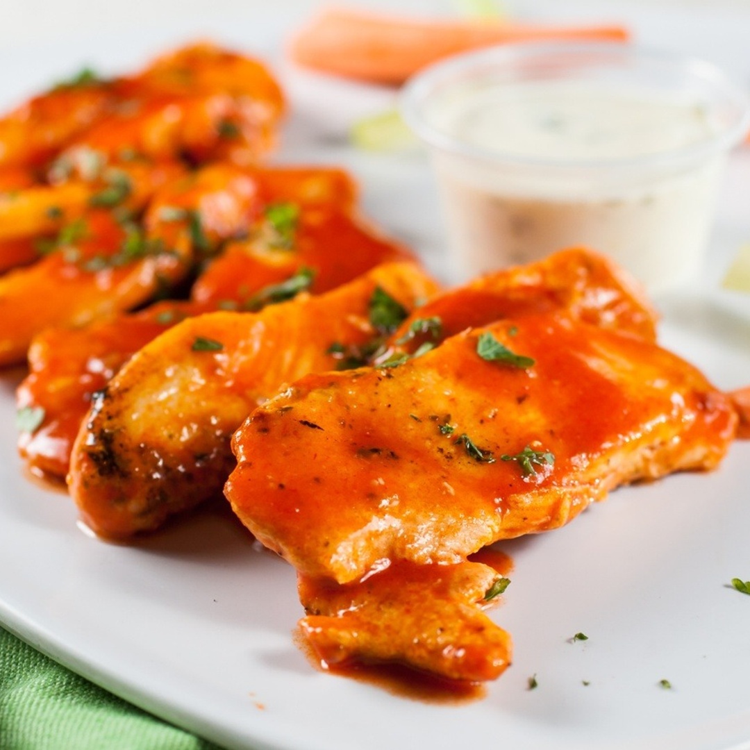 Order Grilled Buffalo Chicken Strips food online from Greens and Proteins store, Las Vegas on bringmethat.com