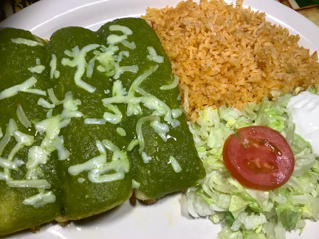 Order M1. Enchiladas Rancheras food online from Las Cazuelas Mexican Grill - Harvey store, Harvey on bringmethat.com