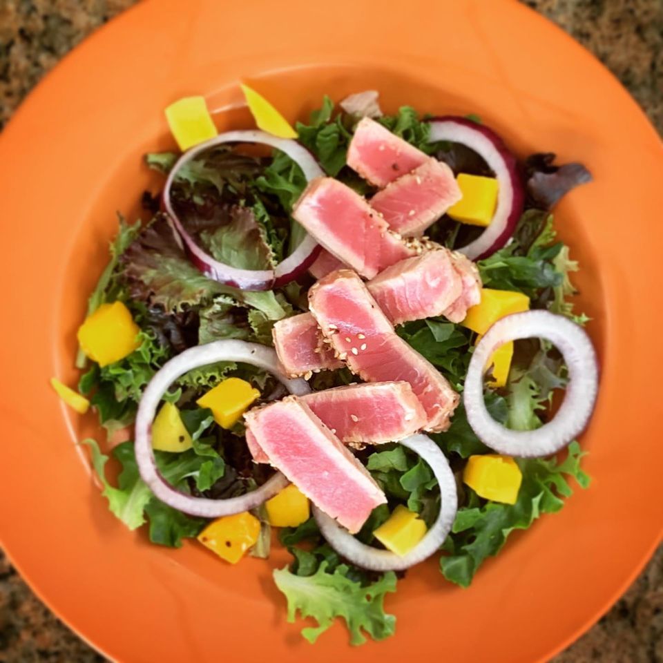 Order Seared Tuna Salad food online from Hots Deli store, Dothan on bringmethat.com