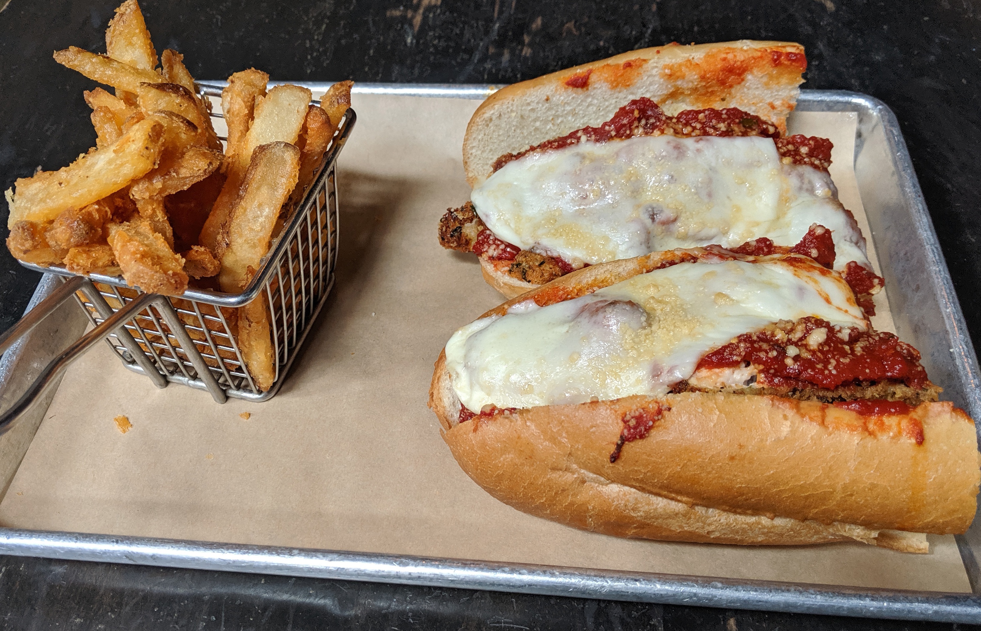 Order Chicken Parmesan Sub food online from Sd Taproom store, San Diego on bringmethat.com
