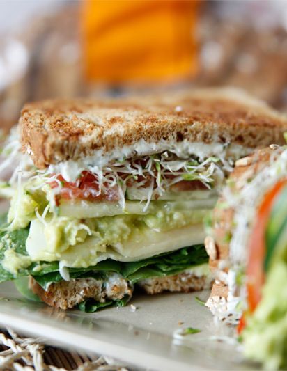 Order Vegetarian Sandwich food online from Neal Coffee Shop store, San Mateo on bringmethat.com