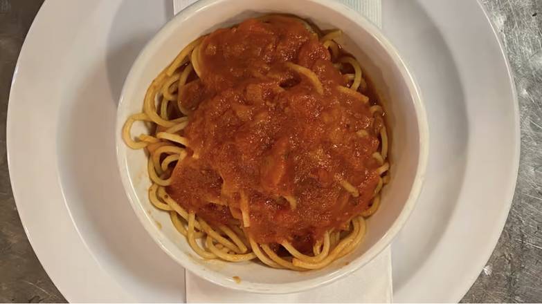Order Kid's Spaghetti Marinara food online from Celestinos Ny Pizza & Pasta store, Rocklin on bringmethat.com