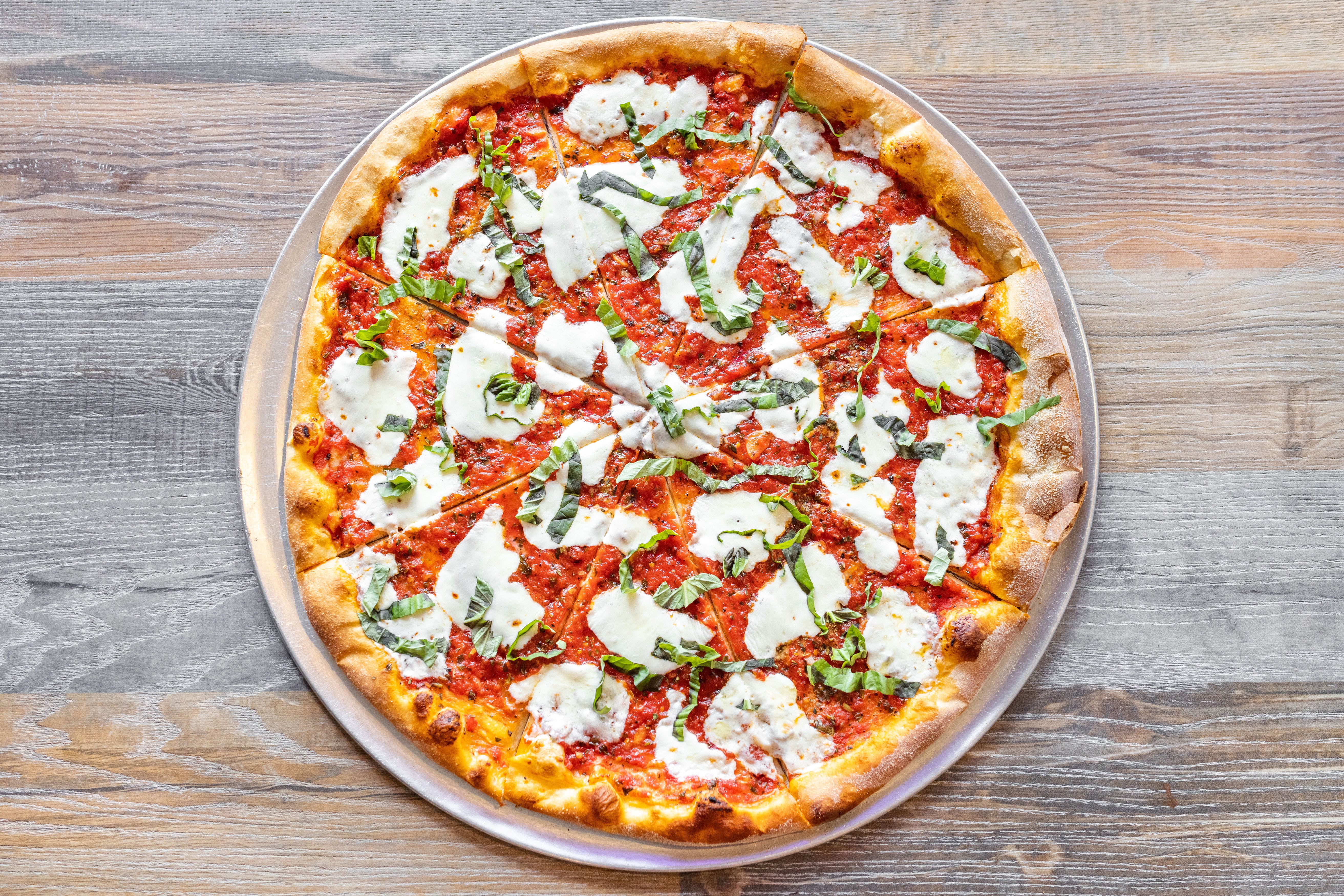 Order Margarita Pizza - Bar 12" food online from Table 42 store, Dover on bringmethat.com