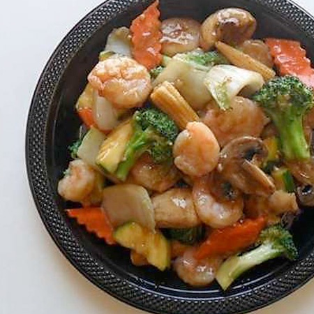 Order 79. Shrimp with Chinese Vegetables food online from China Gourmet store, Palmetto Bay on bringmethat.com