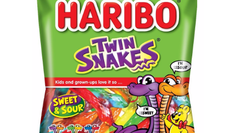 Order Haribo Gummi Twin Snakes 5 oz food online from Rebel store, Tracy on bringmethat.com