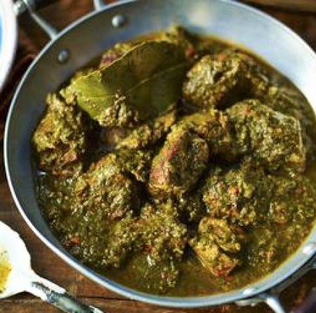 Order Lamb Spinach  food online from Empyrean Indian Kitchen store, Hoboken on bringmethat.com
