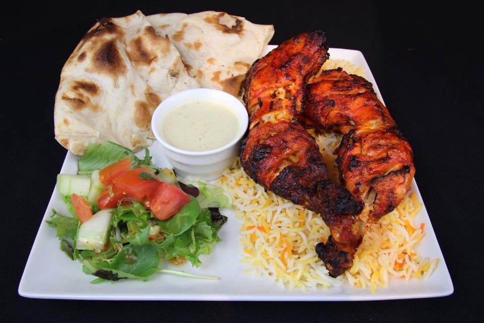 Order Chicken Leg and Thigh Platter food online from Tandoori Grill store, Columbus on bringmethat.com