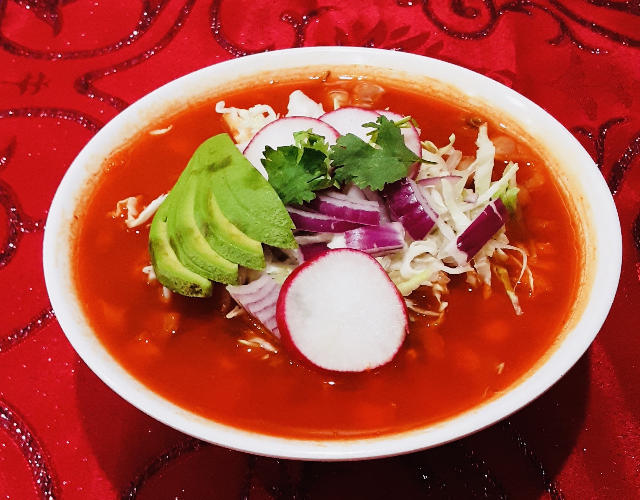 Order Vegan Pozole food online from Curry Sabor store, Whittier on bringmethat.com