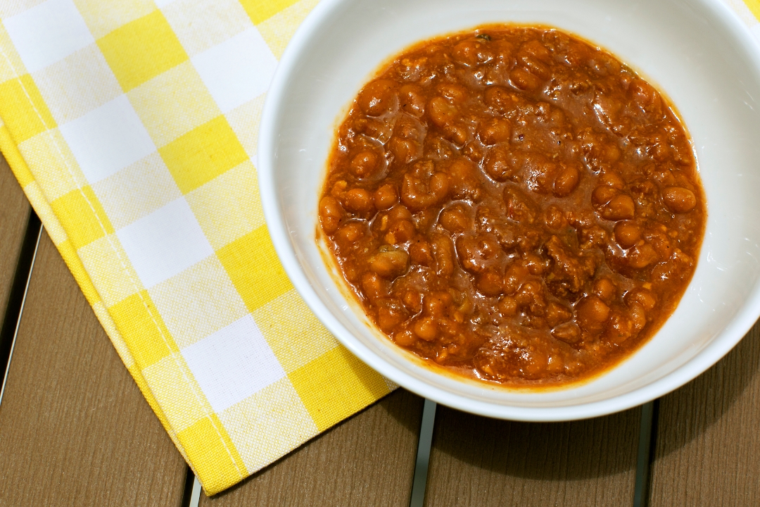 Order Baked Beans (Contains Meat) food online from Busy Bee Cafe store, Atlanta on bringmethat.com