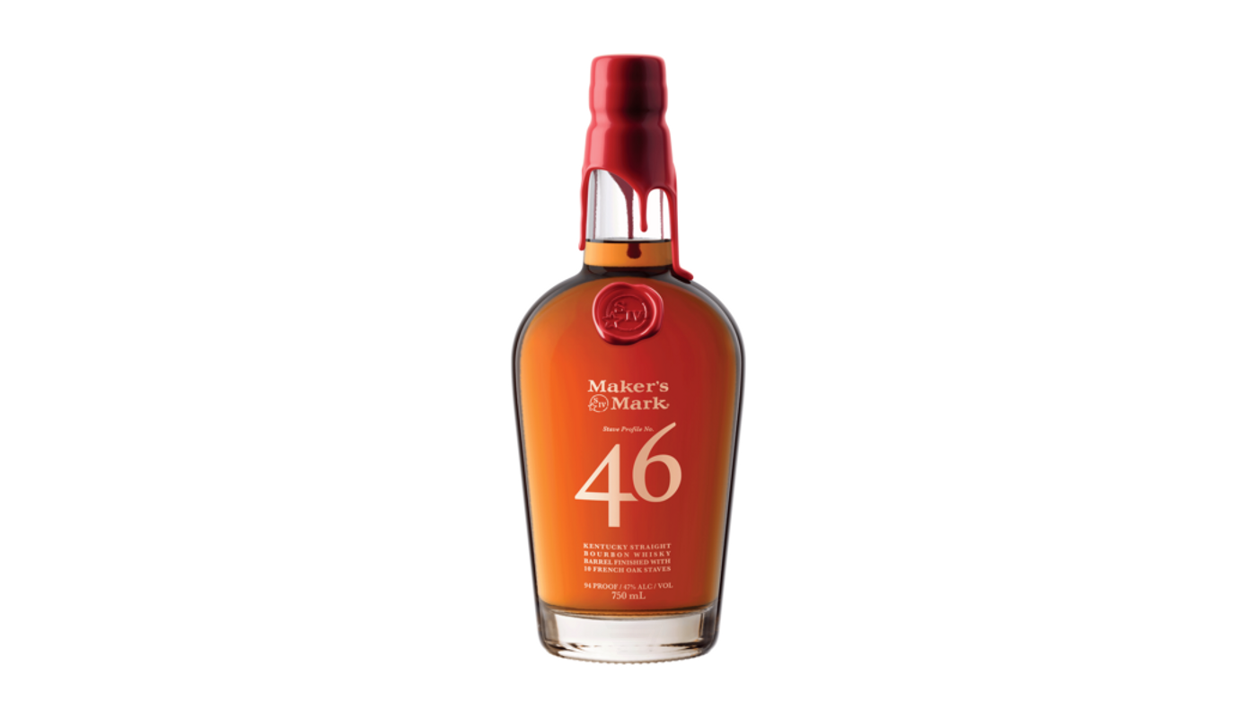 Order Maker's 46 Kentucky Straight Bourbon Whisky 375mL food online from Rancho Liquor store, Thousand Oaks on bringmethat.com