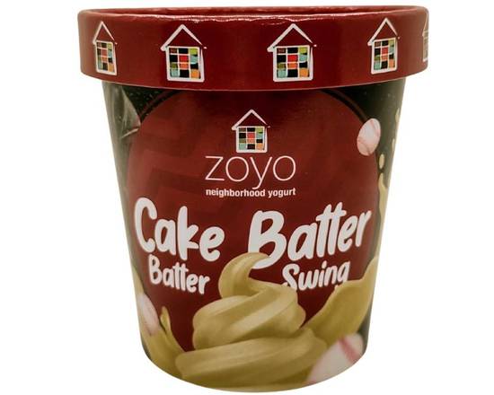 Order Cake Batter Swing Frozen Yogurt (14oz) food online from Zoyo Frozen Yogurt store, Phoenix on bringmethat.com