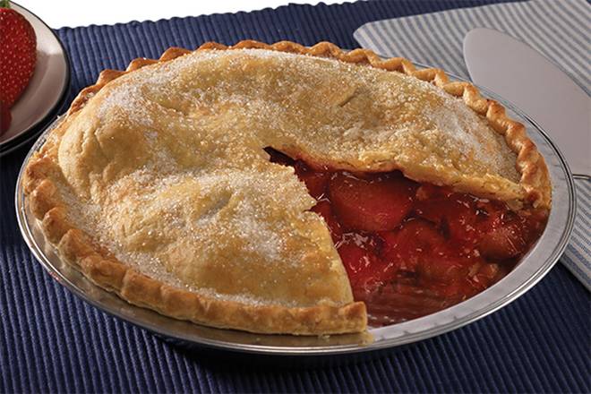 Order Whole Strawberry Rhubarb Delight Pie food online from Shari'S Cafe store, King City on bringmethat.com
