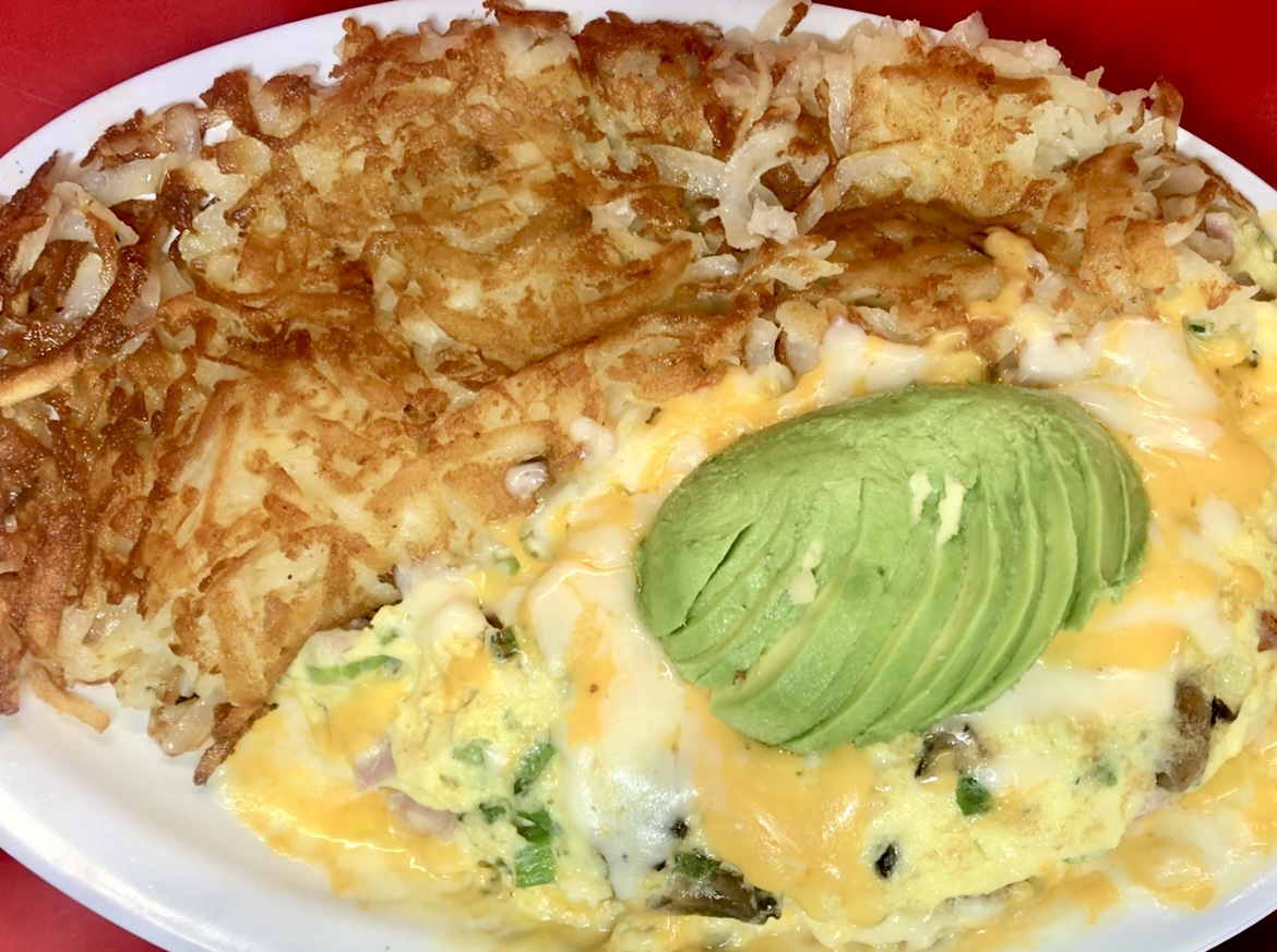Order Redondo Omelette food online from Eat At Rudy store, Los Angeles on bringmethat.com