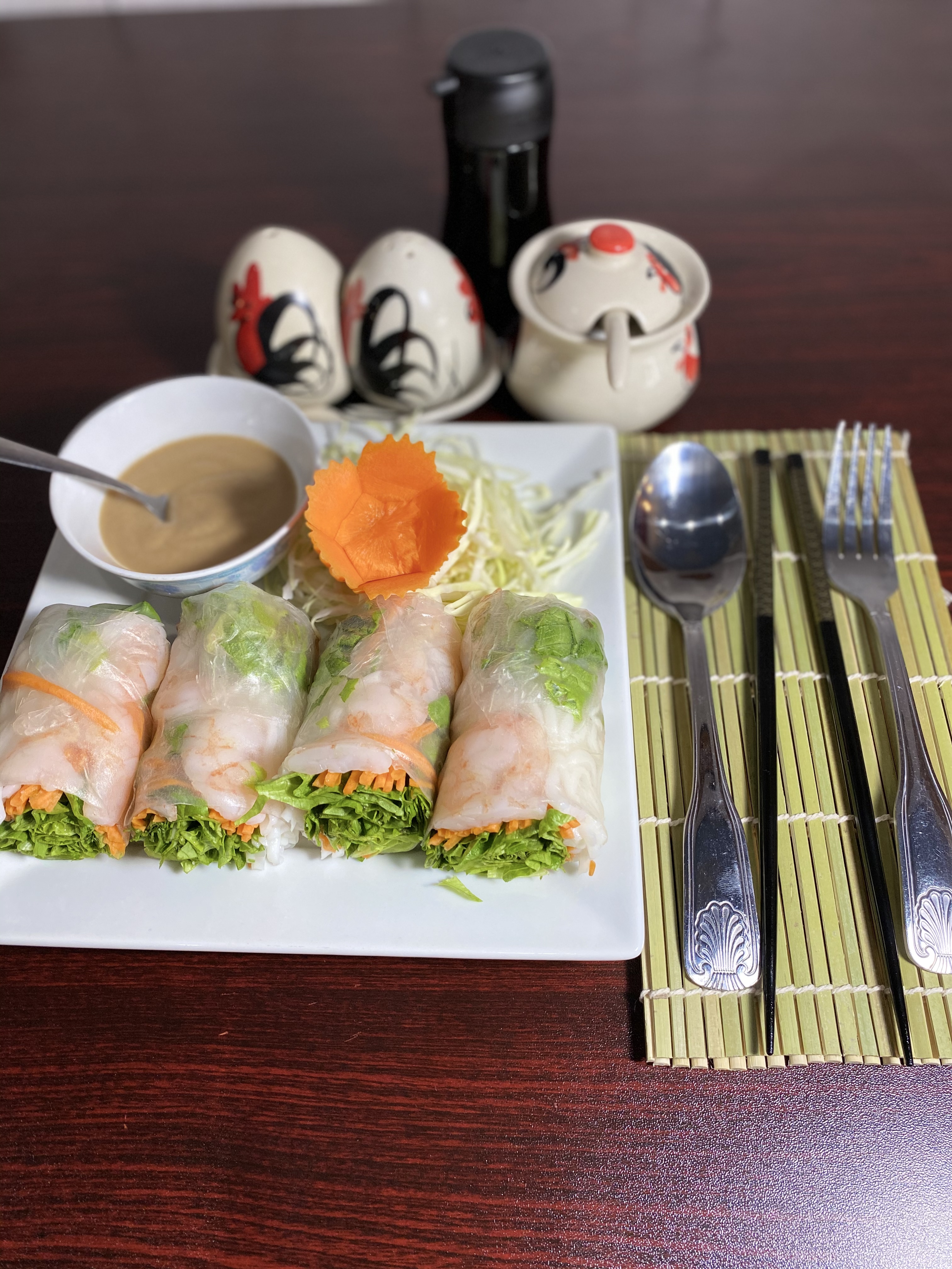 Order 2 Pieces Summer Rolls food online from Thai Pattaya store, Akron on bringmethat.com
