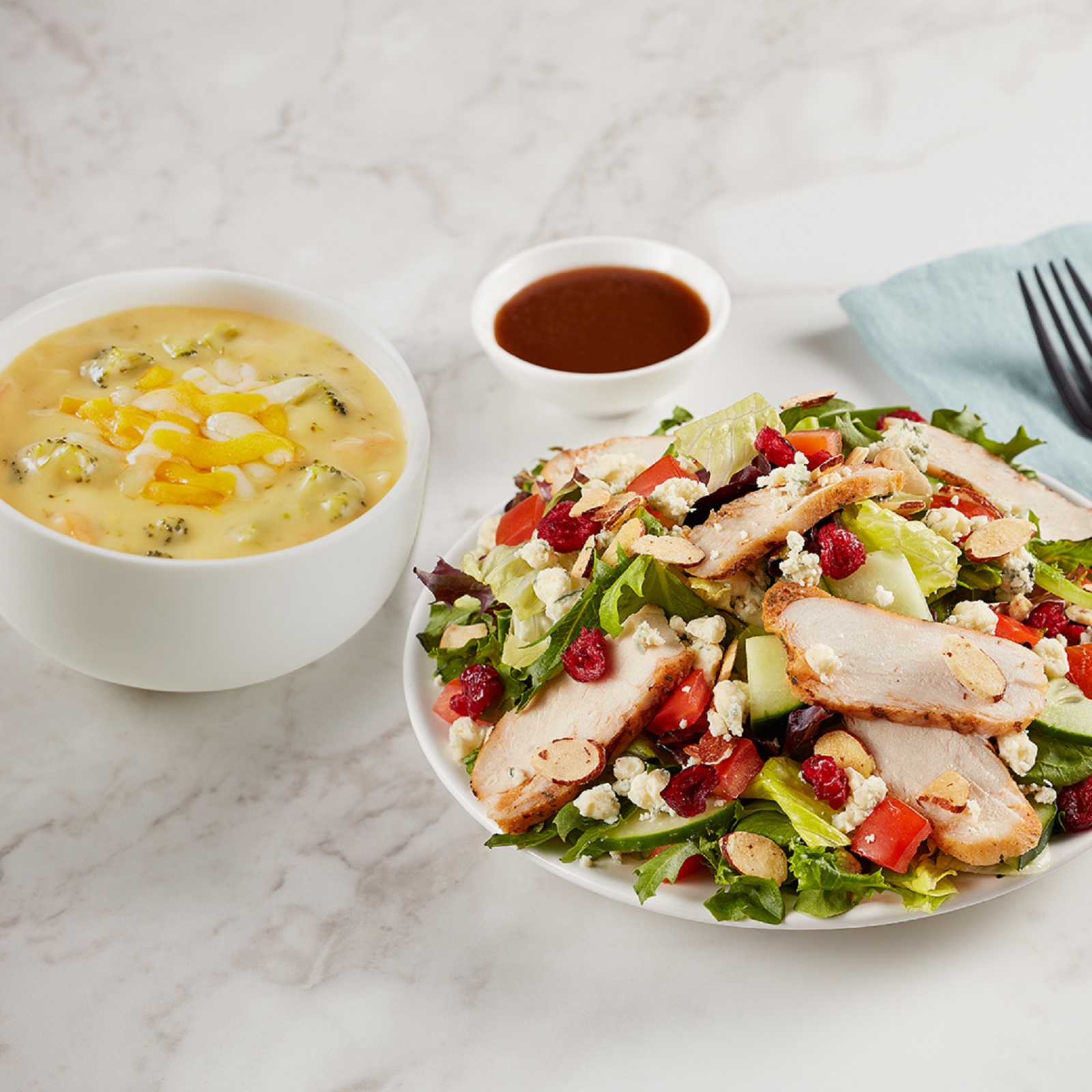 Order 1/2 Salad and Cup of Soup food online from PENDING MENU ACCOUNT store, Tucson on bringmethat.com