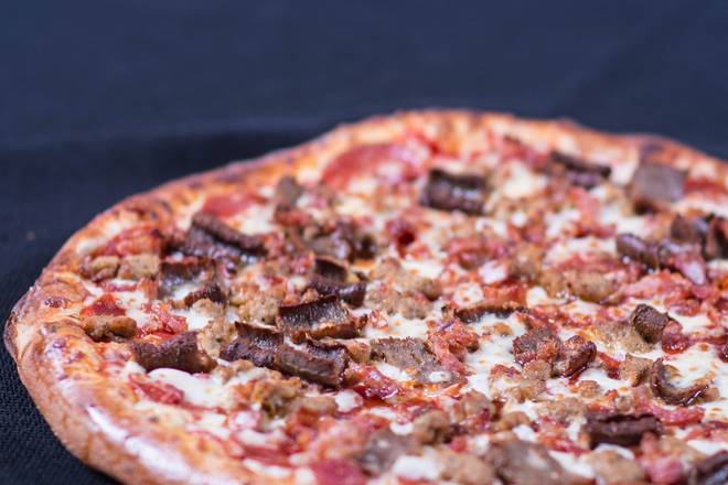 Order XL Meat Lovers Pizza food online from Eurogyro store, Akron on bringmethat.com