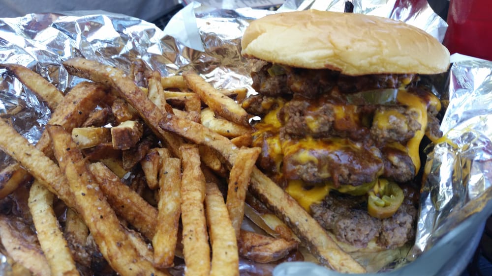 Order Man Vs Food Burger food online from Katy Trail Ice House Outpost store, Plano on bringmethat.com