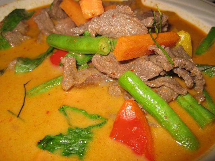 Order Vegetable Panang Curry food online from Tamarind Thai Restaurant store, Philadelphia on bringmethat.com