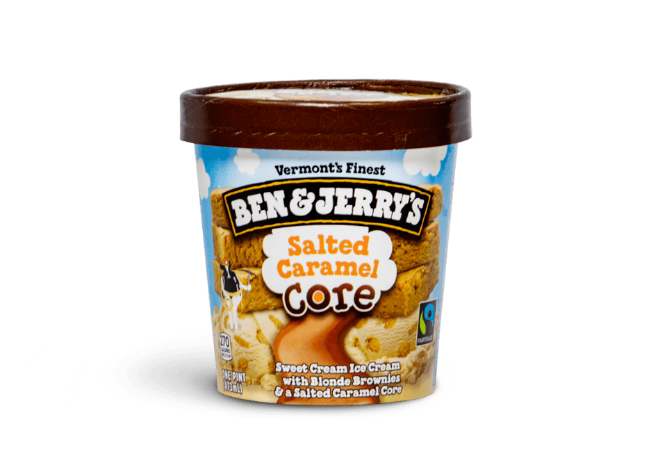 Order Ben and Jerry's Salted Caramel Brownie Pint food online from Wawa store, Glenolden on bringmethat.com