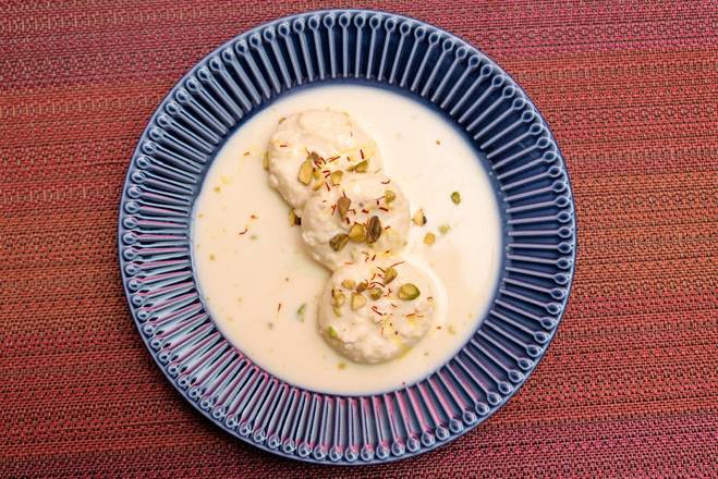 Order Ras Malai food online from Basil Indian and Thai Grill store, Montclair on bringmethat.com