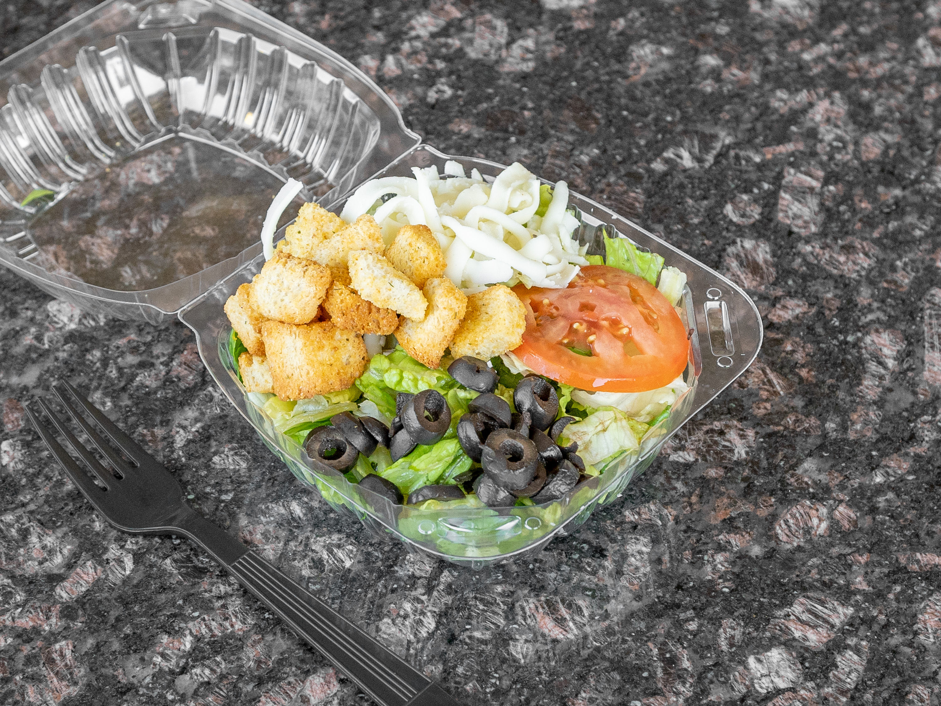 Order Green Salad food online from La Pizza And Mediterranean Kitchen store, East Los Angeles on bringmethat.com