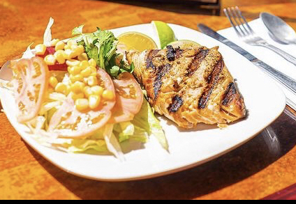 Order Grilled Salmon food online from Lula's Latin Cuisine store, Bergenfield on bringmethat.com