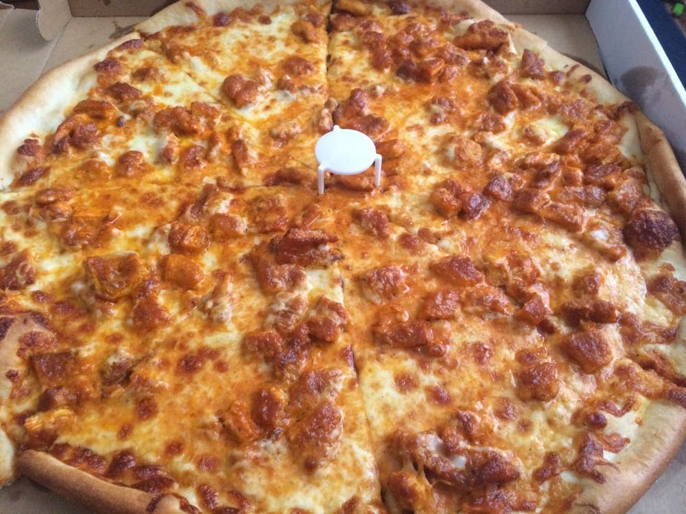 Order Buffalo Chicken Pizza - Small 12'' food online from Spicy Pizza store, Sunnyside on bringmethat.com