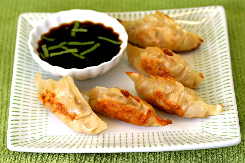 Order 4. Pot Stickers food online from New Wong Chinese Restaurant store, Wickliffe on bringmethat.com