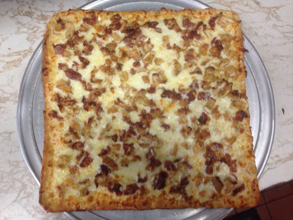 Order Sicilian Cheese Pizza food online from Baldwin Pizzeria store, Parsippany on bringmethat.com