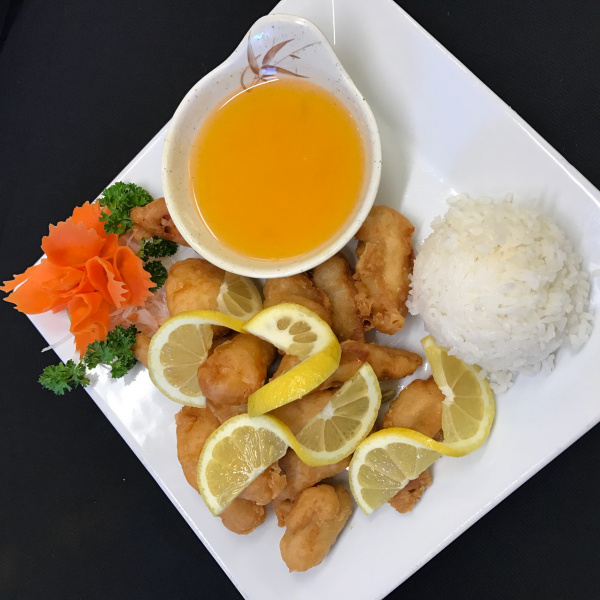 Order 1. Lemon Chicken food online from Sakura Asian Fusion store, Kissimmee on bringmethat.com
