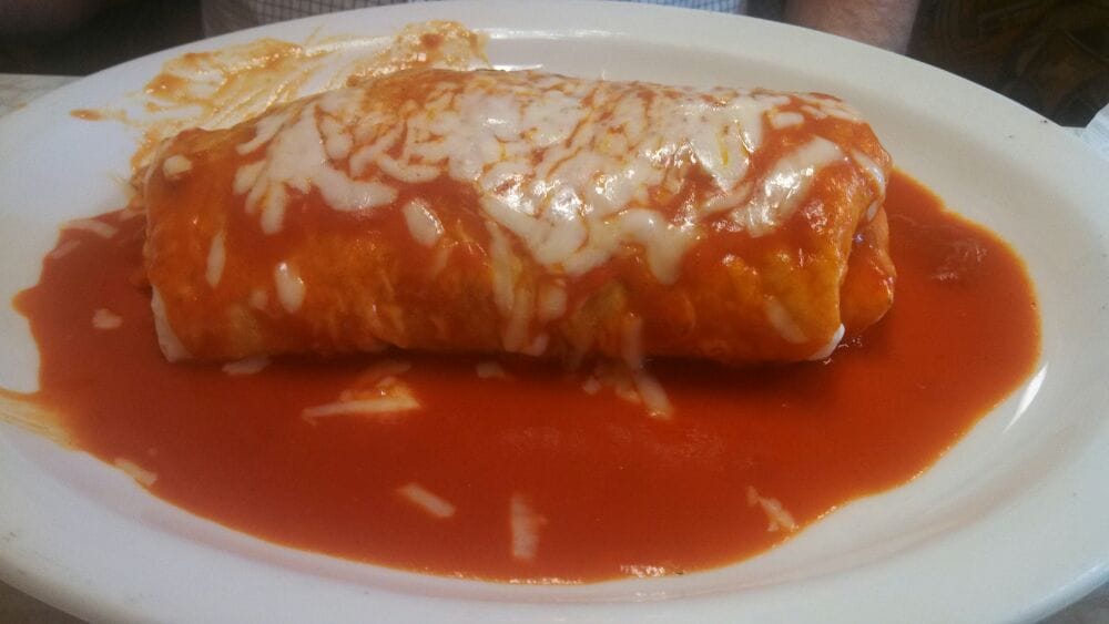 Order Bean and Cheese Burrito food online from El Matador Mexican Food store, Irwindale on bringmethat.com