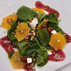 Order Baby Spinach Salad food online from El Caballo Wraps store, Alameda on bringmethat.com