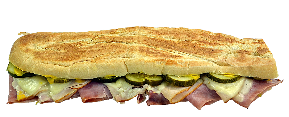 Order 8" Cubano de Pavo food online from Larrys Giant Subs store, Jacksonville on bringmethat.com