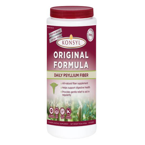 Order Konsyl All Natural Daily Psyllium Fiber Supplement Powder (14.2 oz) food online from Rite Aid store, CONCORD on bringmethat.com