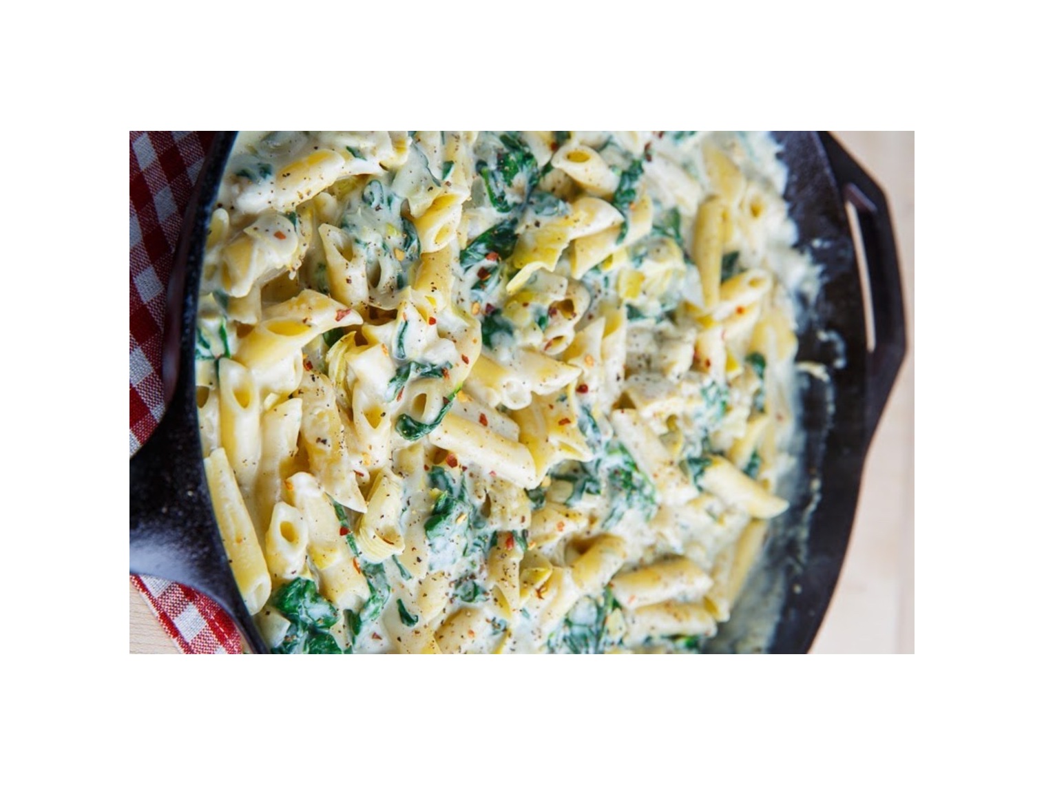 Order Asiago Spinach Pasta food online from Primo store, Yukon on bringmethat.com