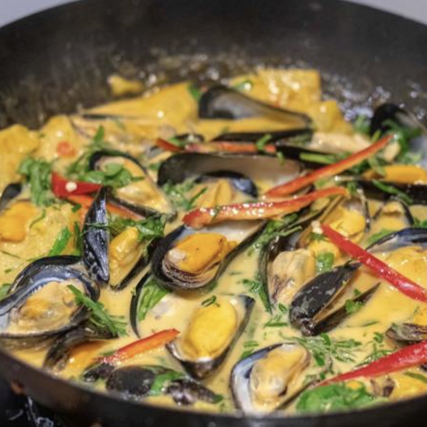 Order Steamed Mussels  food online from Orchid Thai Restaurant & Bar store, Falmouth on bringmethat.com