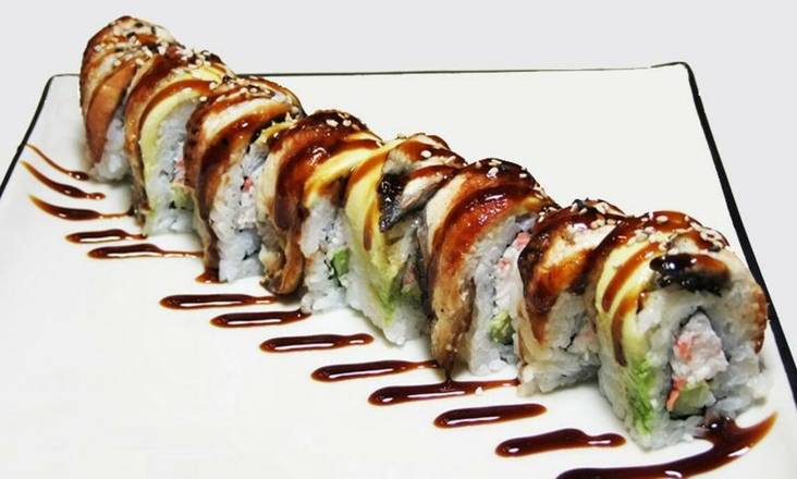 Order 10.King Dragon Roll food online from Style Sushi store, Union on bringmethat.com