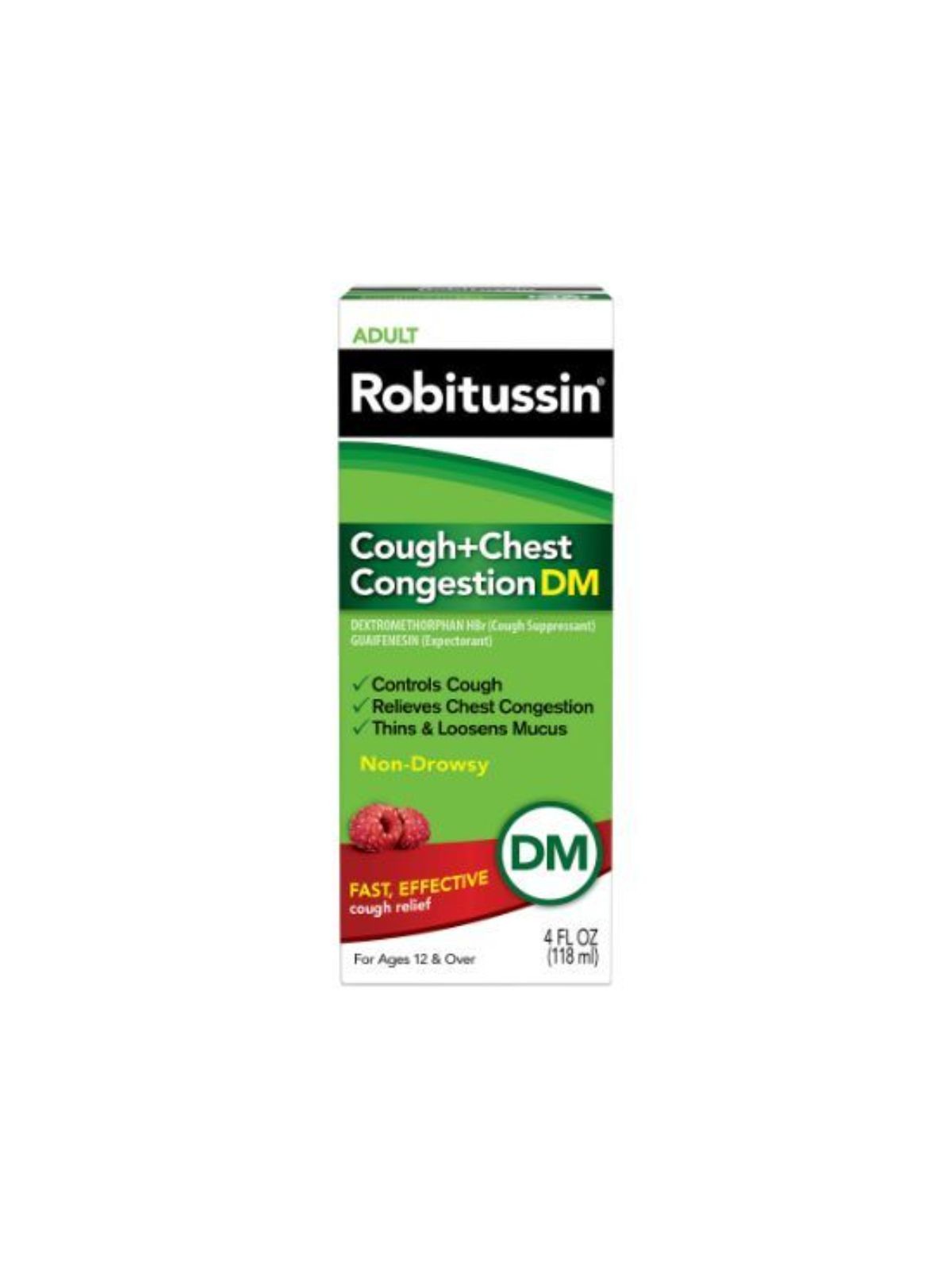 Order Robitussin Cough and Chest Congestion DM (4 oz) food online from Stock-Up Mart store, Los Angeles on bringmethat.com