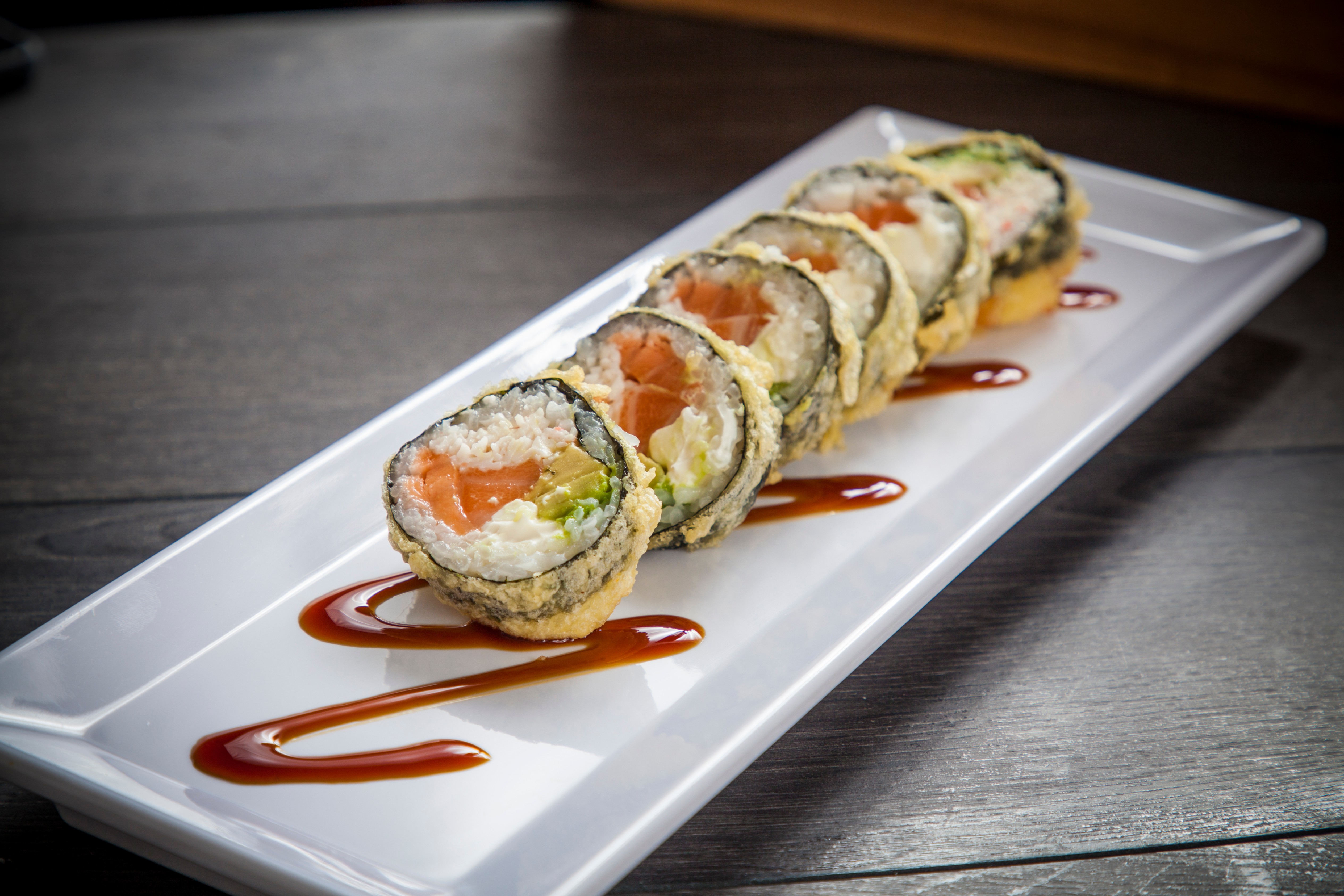 Order Vegas Roll food online from Ozen Sushi store, Cypress on bringmethat.com