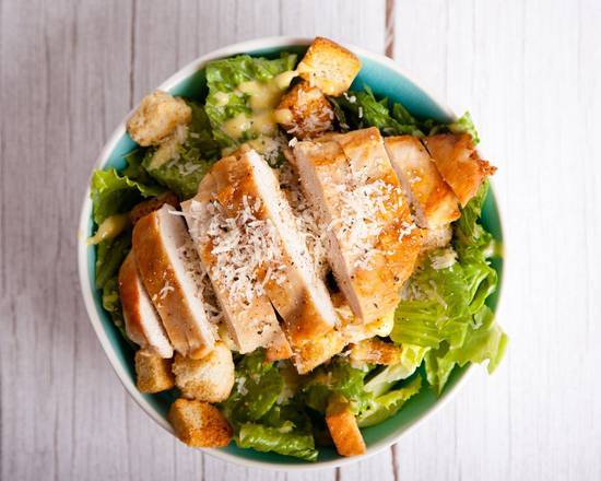 Order Caesar Chicken Salad food online from Crunchy Taco Snob store, San Jose on bringmethat.com