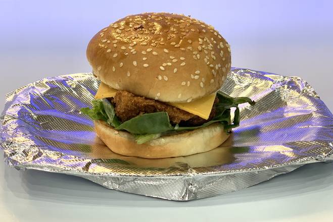 Order Deluxe Fried Chicken Burger food online from 8 Fahrenheit store, Lawrenceville on bringmethat.com