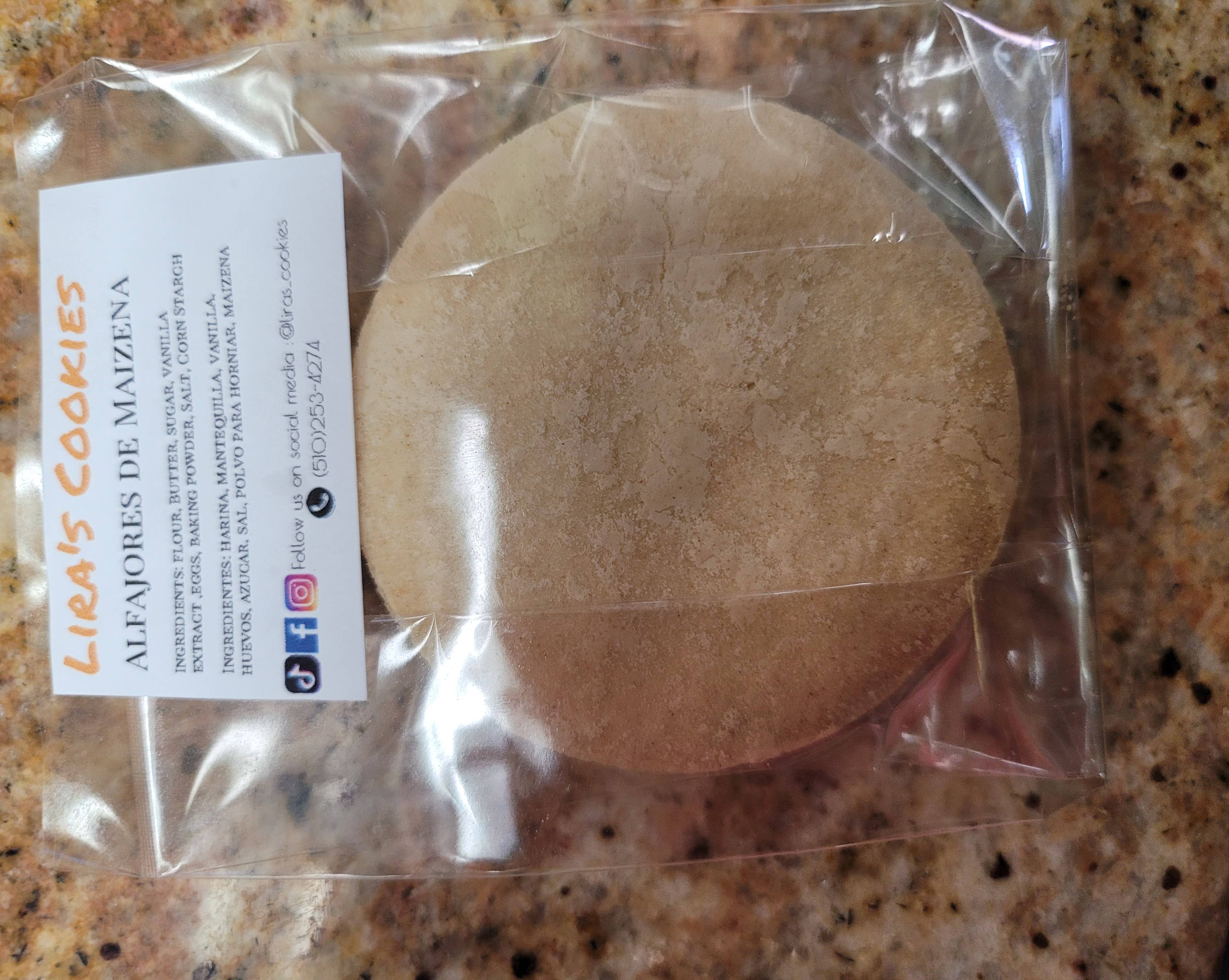 Order Home made Butter and   Sugar Cookie food online from Taqueria Morena store, Pinole on bringmethat.com