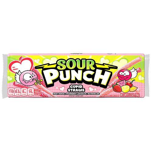Order Sour Punch Cupid Straws Valentine's Day Candy - 3.2 OZ food online from Walgreens store, Millville on bringmethat.com