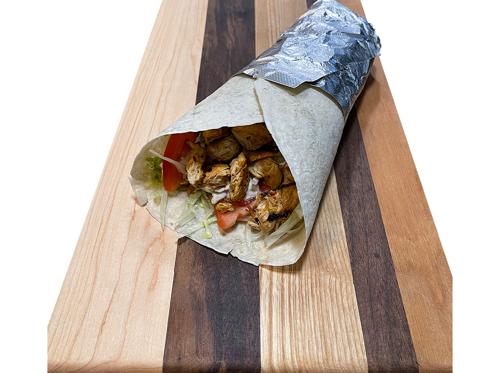 Order Chicken Ranch Wrap food online from Land of Pizza Inc store, South Boston on bringmethat.com