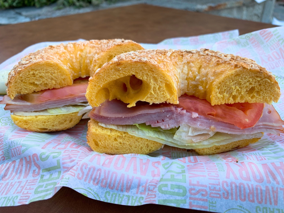 Order Virginia Ham Sandwich food online from THB Bagelry + Deli of Columbia store, Columbia on bringmethat.com