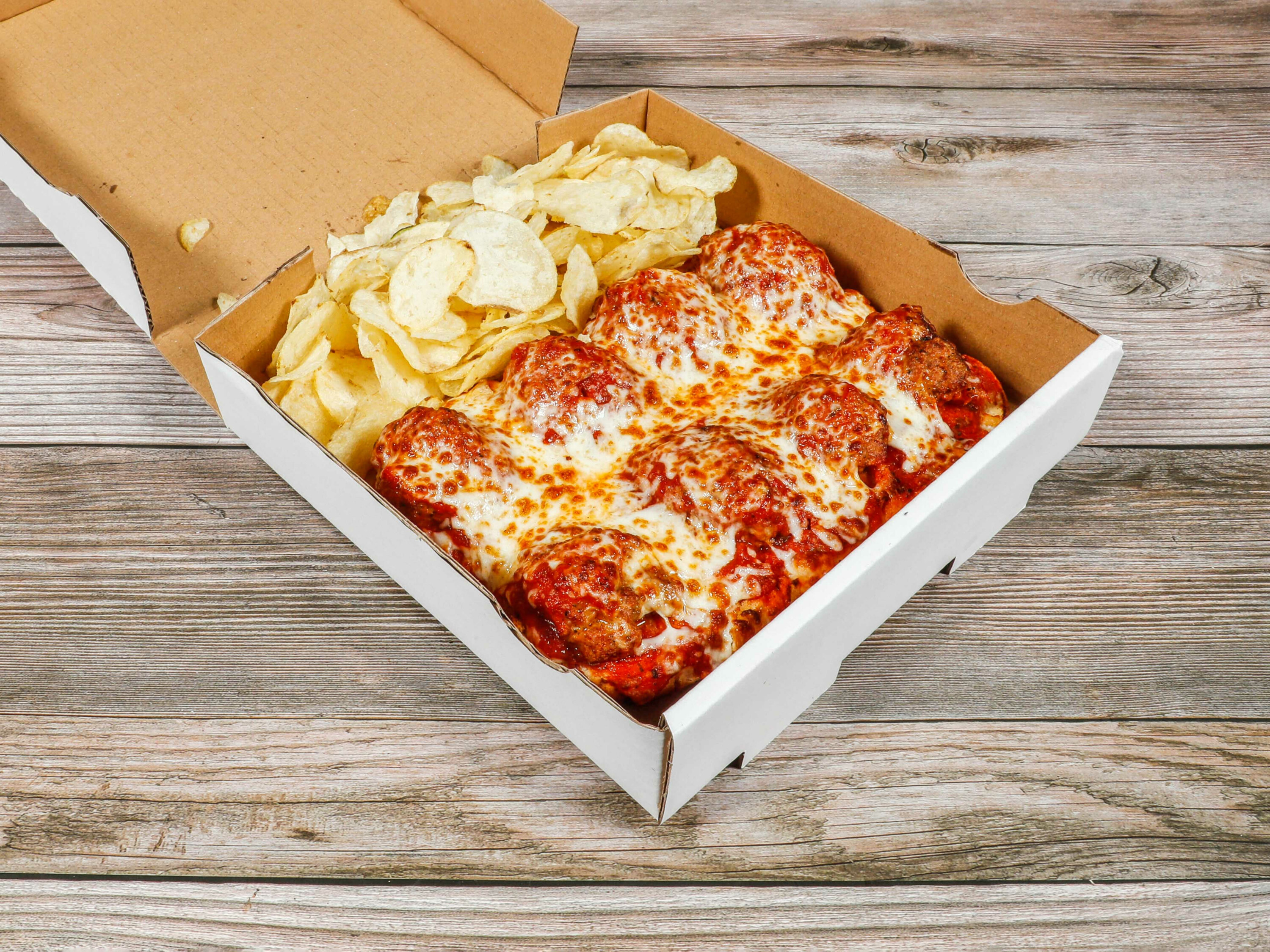 Order Meatball Sandwich food online from New York Pizza store, Hayward on bringmethat.com