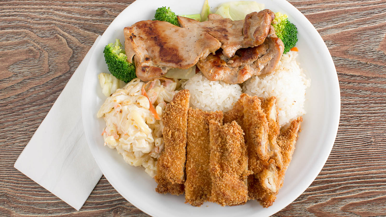 Order C1. Chicken Combo food online from Ohana Hawaiian Bbq & Poke store, Colleyville on bringmethat.com